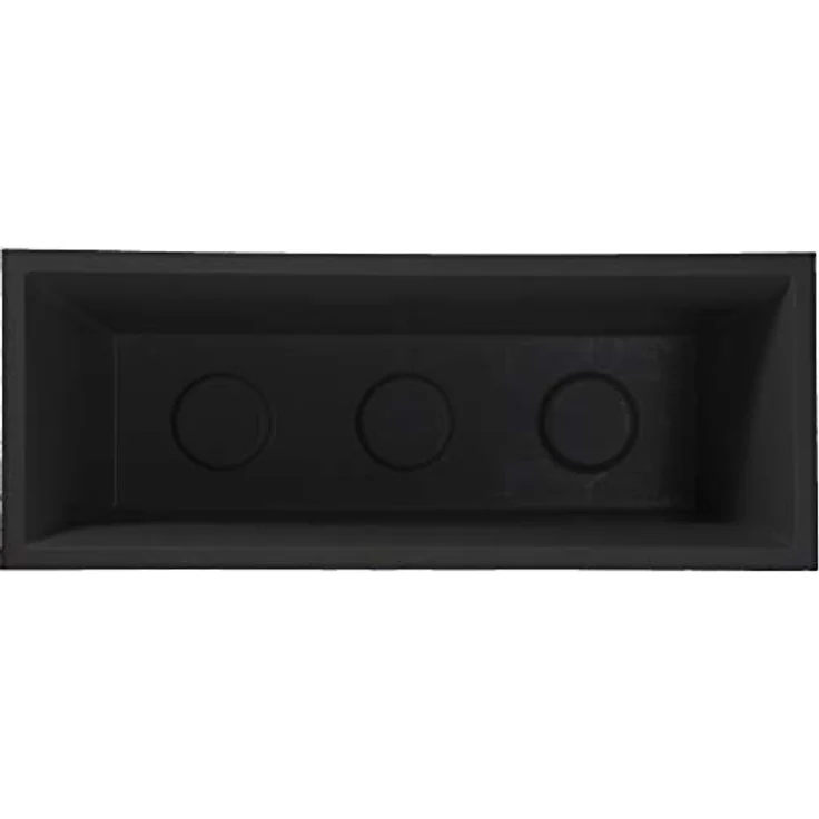 ONDIS24 Pflanzkübel Vulkan "Pierre", 100 cm graphit, 98 L Volumen, UV- und witterungsbeständig, frost- und bruchunempfindlich – Bild 6
