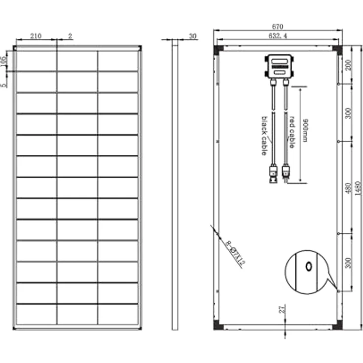enjoy solar ES220M, Solarmodul 12V/220W mit TOPCon-Technologie, hohe Effizienz und Leistung für Garten und Wohnmobil – Bild 4