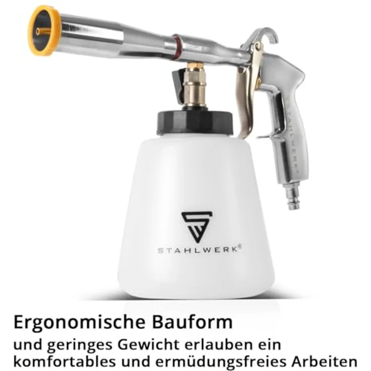 Stahlwerk Druckluft-Reinigungspistole RP-92 ST, Hochwertiger Druckluftaufsatz mit Tornado-Effekt und langlebiger Wirbeldüse aus Metall – Bild 4