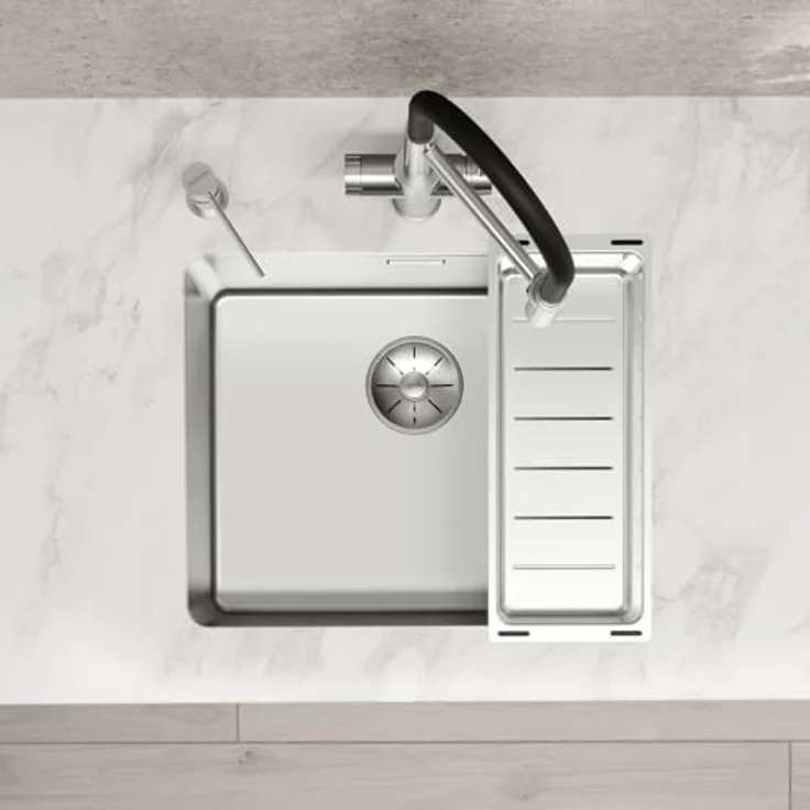Blanco CATRIS-S FLEXO Küchenarmatur, 3-in-1 mit separatem Auslauf für gefiltertes Wasser, chrom – Bild 6