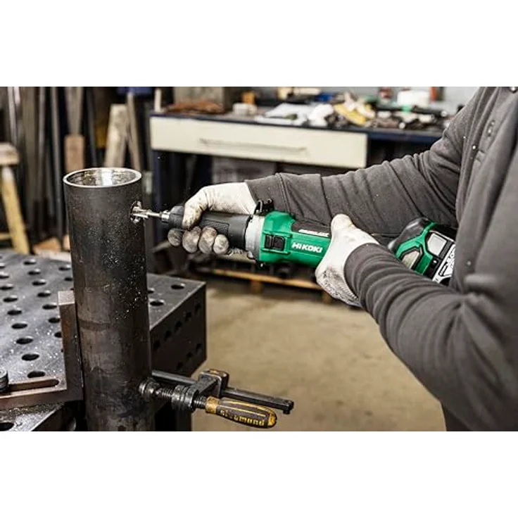 HiKOKI GP18DB Akku Geradschleifer, 18V Brushless Motor, 5-stufige Drehzahlregelung, Zubehör im Transportkoffer – Bild 3