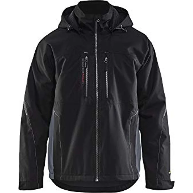 BLÅKLÄDER 48901977 Leichte Gefüttert Funktionsjacke Schwarz / Grau M, Wasserbeständig, Winddicht, Atmungsaktiv – Bild 1