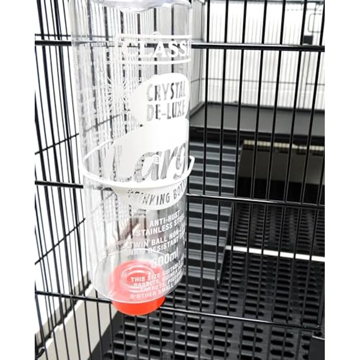 Kerbl Kaninchen Tränke Trinkflasche Classic de Luxe - 600 ml Nagertränke – Bild 2