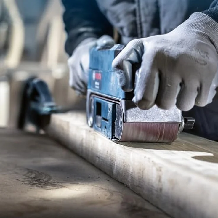 Bosch Professional Schleifband für Bandschleifer Holz und Farbe Best for Wood and Paint (3 Stück, Körnung 80, X440) – Bild 8