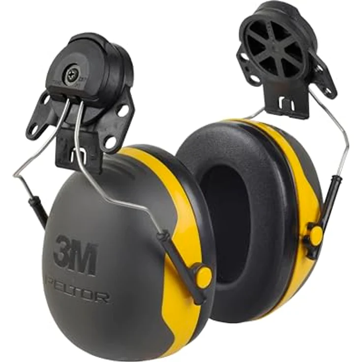 3M Kapselgehörschutz X2P3E, Helmbefestigung, SNR = 30 dB, schwarz-gelb – Bild 2