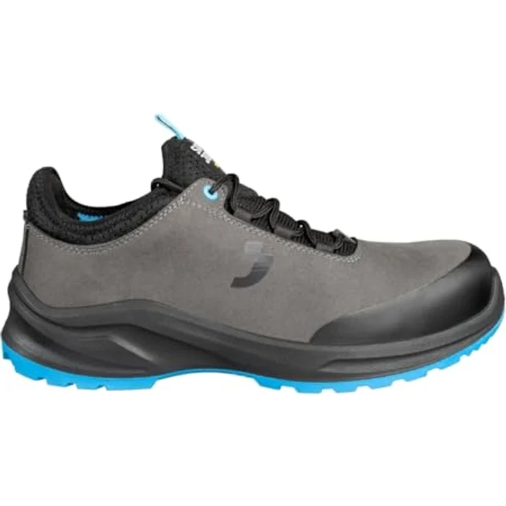 SafetyJogger Modulo Sicherheitsschuhe, grau/blau, rutschfest, atmungsaktiv, ESD, vegan – Bild 1