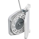 Schellenberg 50506 Aufschraub-Schnurwickler aufklappbar 180° schwenkbar inklusive 5 m Schnur, Rolladen Schnurwickler, Weiß