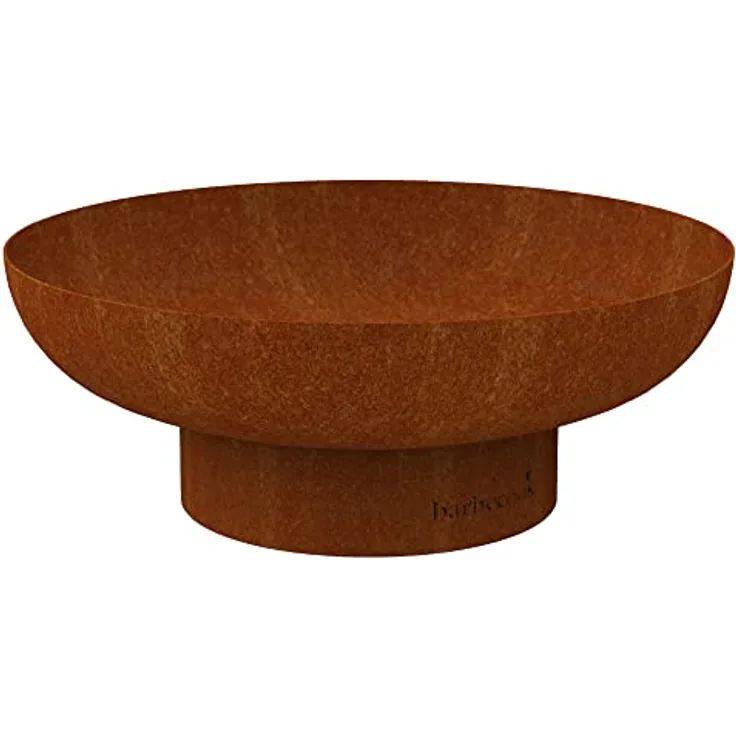 Barbecook Jack feuerschale 60 cm, gartendeko rostoptik, Cortenstahl, 60 x 25 cm