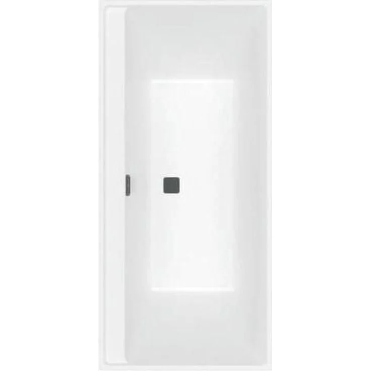 Villeroy & Boch COLLARO Einbauwanne, Badewanne 1600x750 mm, Stone White, pflegeleichtes Sanitäracryl