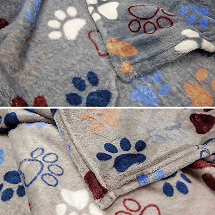 Nobby Fleece Plaid LISSI Classic dunkelgrau – Bild 3