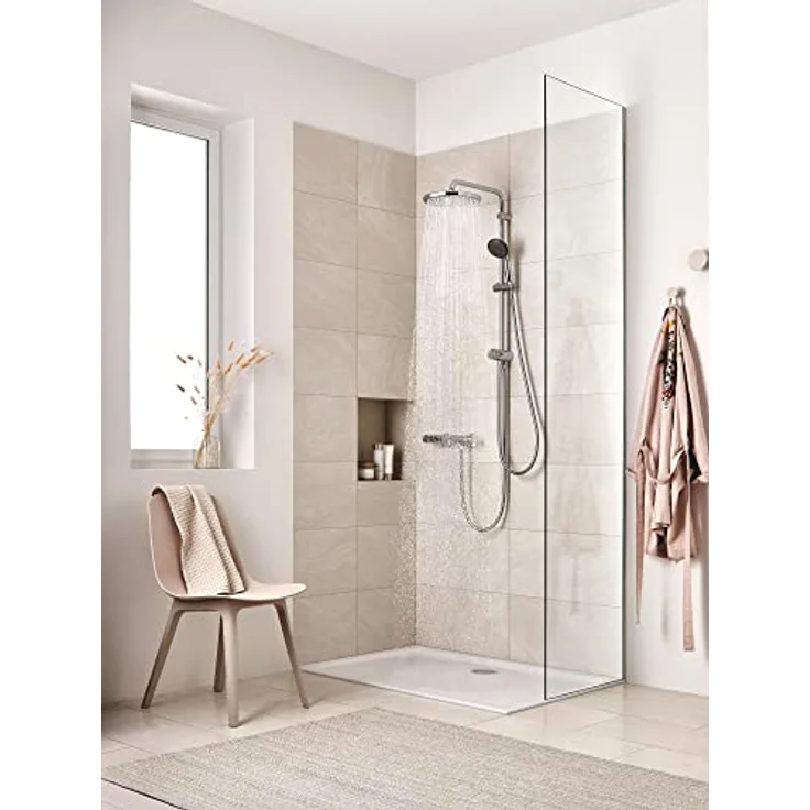 GROHE Precision Trend Thermostat - Brausebatterie (DN 15, Wandmontage) chrom, 34229002 – Bild 5