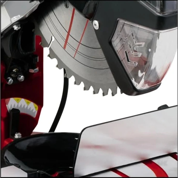 Einhell Kapp Gehrungssäge TC-MS 2513 L (1600 W, Sägeblatt Ø 250 mm, Schnittbreite 130 mm, schwenkbarer Sägekopf, Laser) – Bild 6