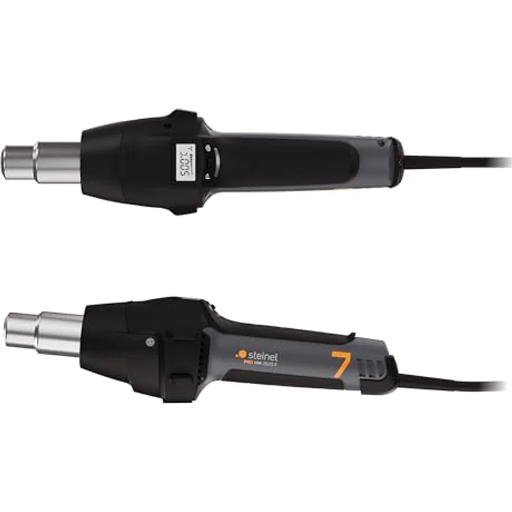 Steinel Heißluftpistole HM 2620 E, 2300 W Stab-Heißluftgebläse, 700°C Heißluftfön, LED-Display, bürstenloser Motor, LOC-Funktion – Bild 2