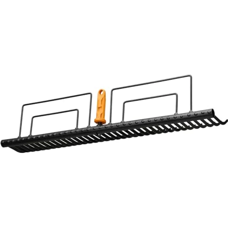 Fiskars OneClick Gather Rake, praktischer Laubrechen mit innovativem Ein-Klick-Mechanismus – Bild 4