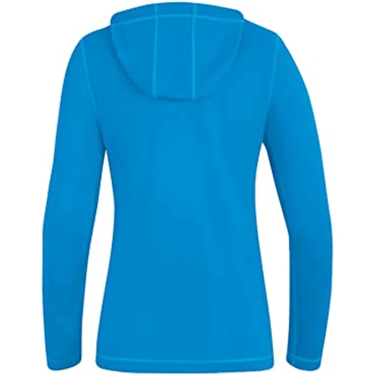 JAKO Damen Kapuzenjacke Run 2.0, Polyester-Stretch-Jersey, blau – Bild 3
