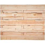 T & J Sichtschutzelement Lolland, 180 x 150 cm, Holz aus Lärche, sägerau mit Baumkante, drehbar, Natur