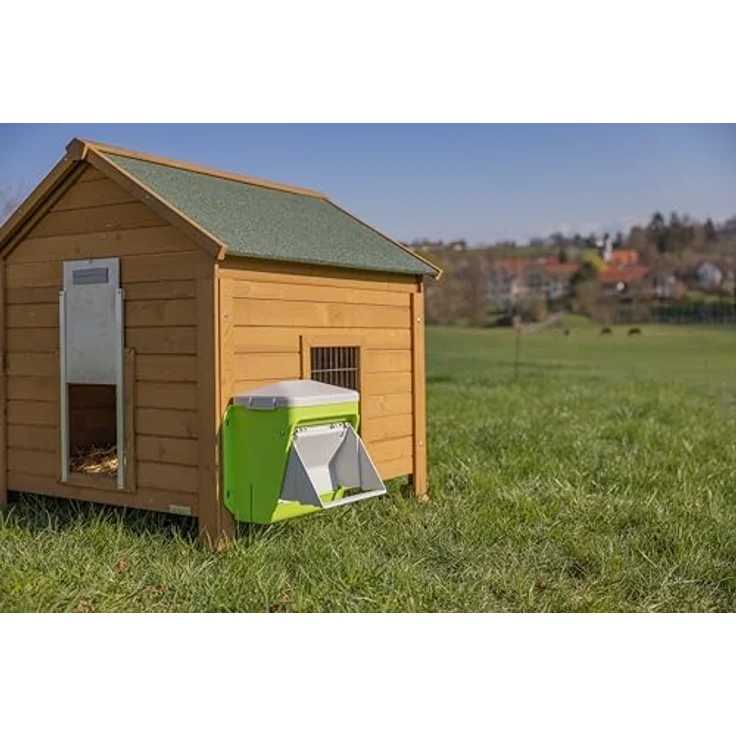 Kerbl SmartCoop Futterautomat mit Schutzklappe, 7,5 kg, Futternapf für Haustiere – Bild 4