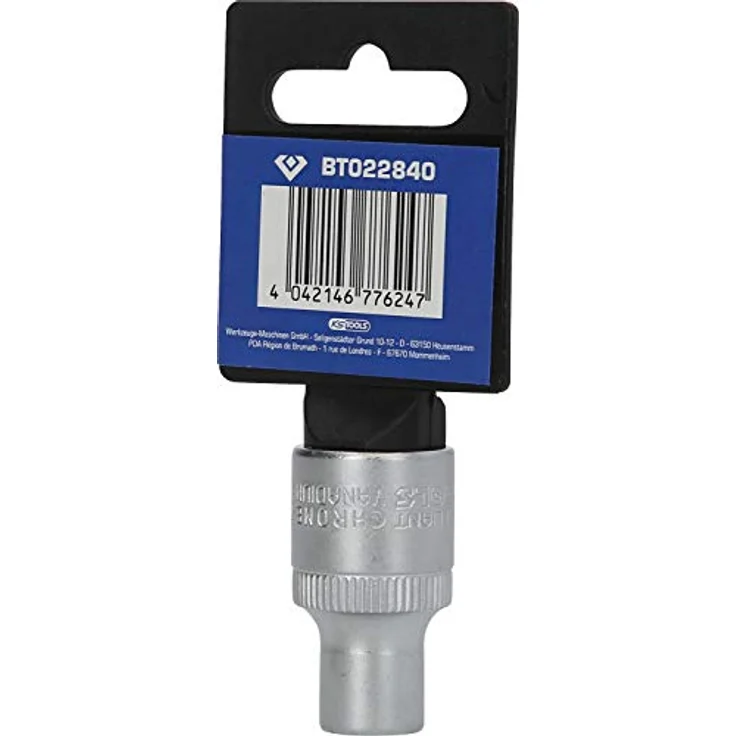 Brilliant Tools Torx-E-Stecknuss E10, 1/2" Innenvierkant-Antrieb, 38 mm, Chrom-Vanadium-Stahl, matt verchromt – Bild 8