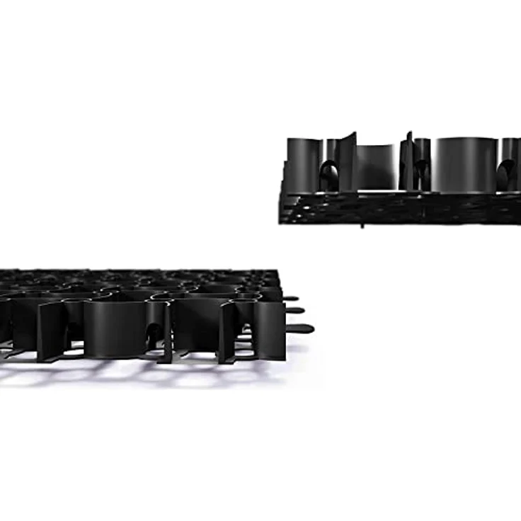 BigDean 10x Rasengitter Paddockplatte SCHWARZ 50x50 cm Reitplatzmatten Rasenmatten Rasenwaben Kiesgitter Parkplatzrasen 2,5 m² – Bild 5