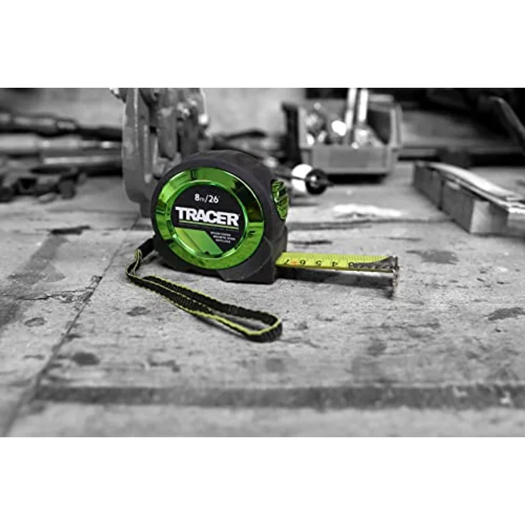 TRACER 8m Automatisches Feststellband (nylonbeschichtetes Maßband mit Magnethaken und automatischer Feststellfunktion) – Bild 2