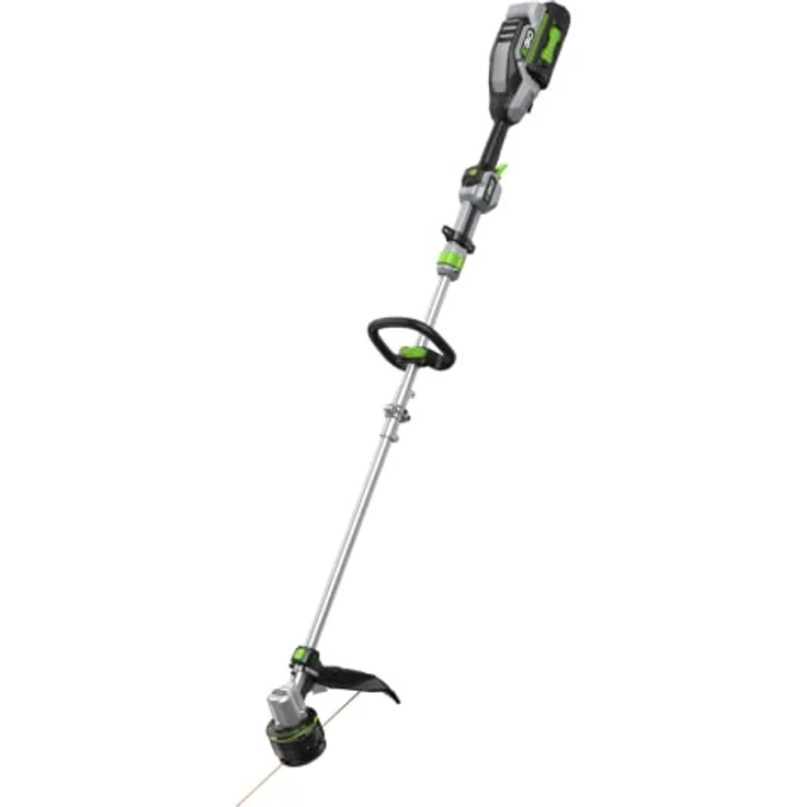 EGO ST1610E-T Fadentrimmer 40 cm Schnittbreite, 2,4 mm Faden, Variable Geschwindigkeit, POWERLOADTM Aufwickelautom., IQ-LINE Nachführautom., Teleskopfunktion, Rundgriff, Schultergurt – Bild 1