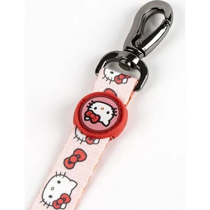 CERDÁ LIFE'S LITTLE MOMENTS M Hello Kitty Hundeleine, offizielle, robuste Nylonleine mit ergonomischem gepolstertem Griff für mittelgroße Hunde, sicherer Metallkarabiner, entzückendes Design – Bild 5