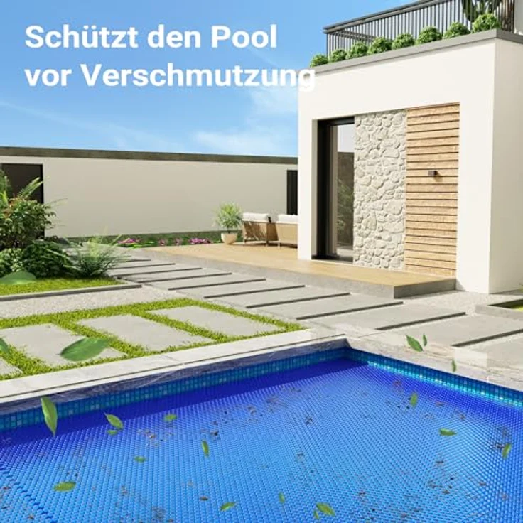 Pool Solarfolie 5x8m blau Poolabdeckung Solarplane Poolheizung – Bild 7