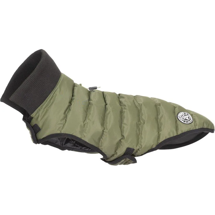 Trespaws Hund Lloyd - Dog Puffer Jacket Tp75 Khaki, Hundejacke mit hervorragender Isolierung gegen Kälte