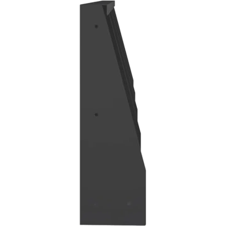 vidaXL Beetumrandung Stützmauer, 4er Set, modulare Stützmauer aus wetterfestem Stahl, Schwarz, 40 x 12 x 40 cm – Bild 7