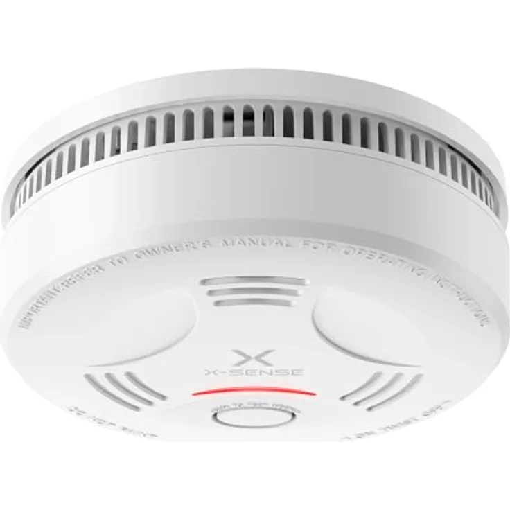 X-Sense SD11 Rauchmelder mit 10 Jahren Batterie, TÜV Rheinland Zertifiziert, Stummschaltung, Selbsttest Funktion, 1er Set