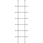 ELEO Rankgitter Tarent klein anthrazit schwarz - eckig 170x50 cm wetterfest pulverbeschichtet - Spalier aus Metall massiv stabil