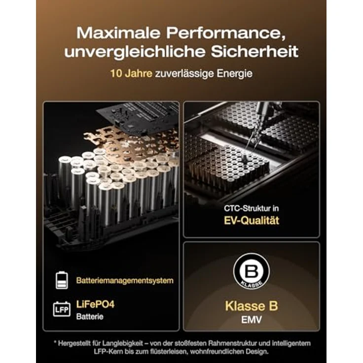 EcoFlow DELTA 3 Max, tragbare Powerstation 2 048Wh mit 400W bifazialem Solarpanel, LiFePO4 Batterie, 3 200W Ausgang, 0–80 % Ladung in 51 Minuten – Bild 8