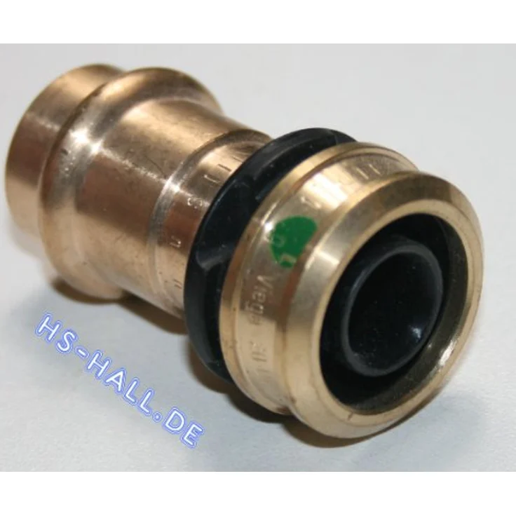 Viega Raxofix Transition 20 x 18 mm, Adapter mit SC-Contur für metallische Systeme, gunmetal – Bild 1
