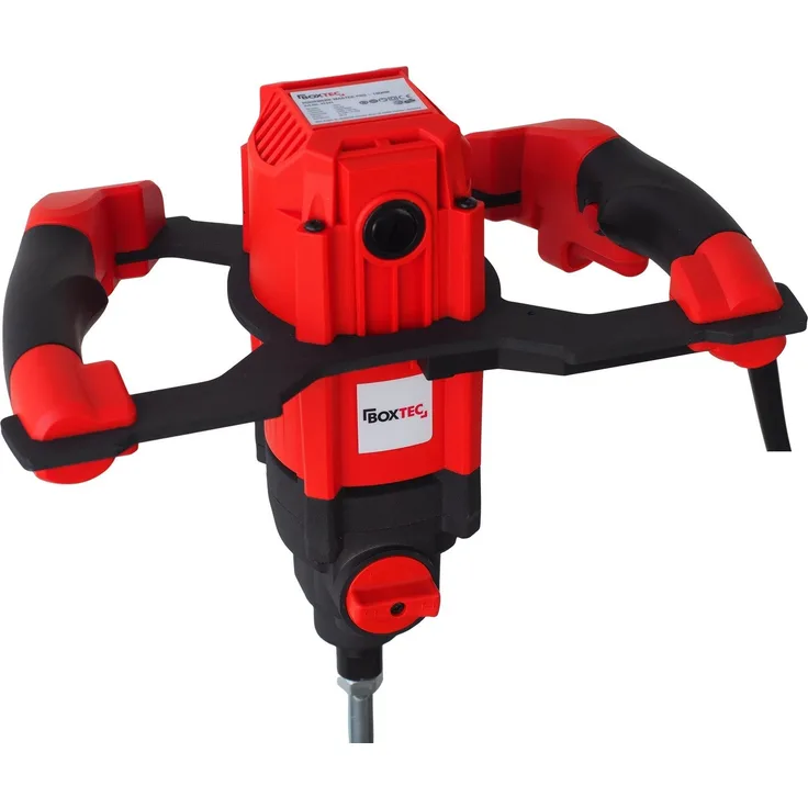 BOXTEC Rührwerk BOXTEC MXE 1800 W 2-Gang PROFI Rührwerk inkl. M14 Rührkorb, kraftvoller 1800W Motor, Softstart, ergonomischer Handgriff