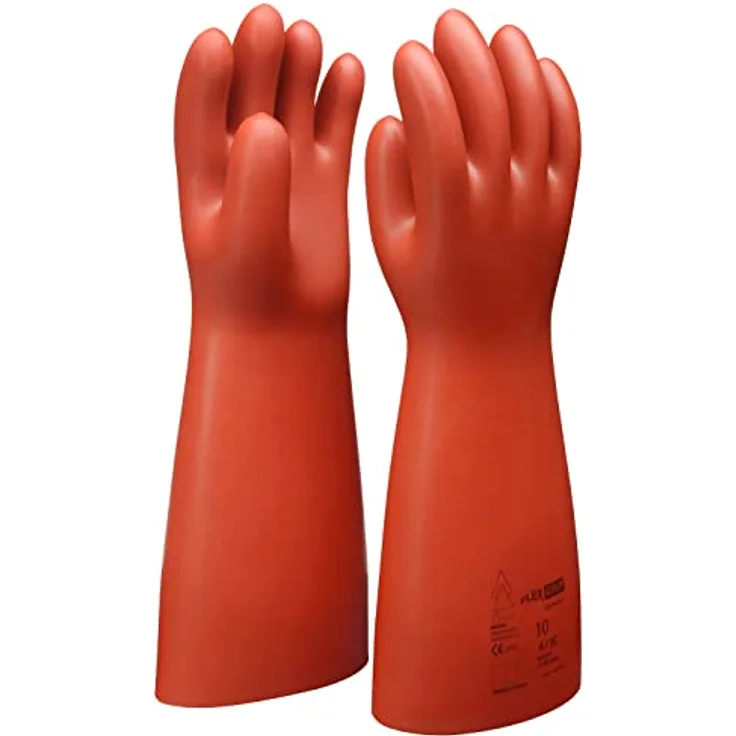 KS Tools 117.0072 Elektriker-Schutzhandschuh mit mechanischem Schutz | Größe 10 | Klasse 1 [7500 V] | rot