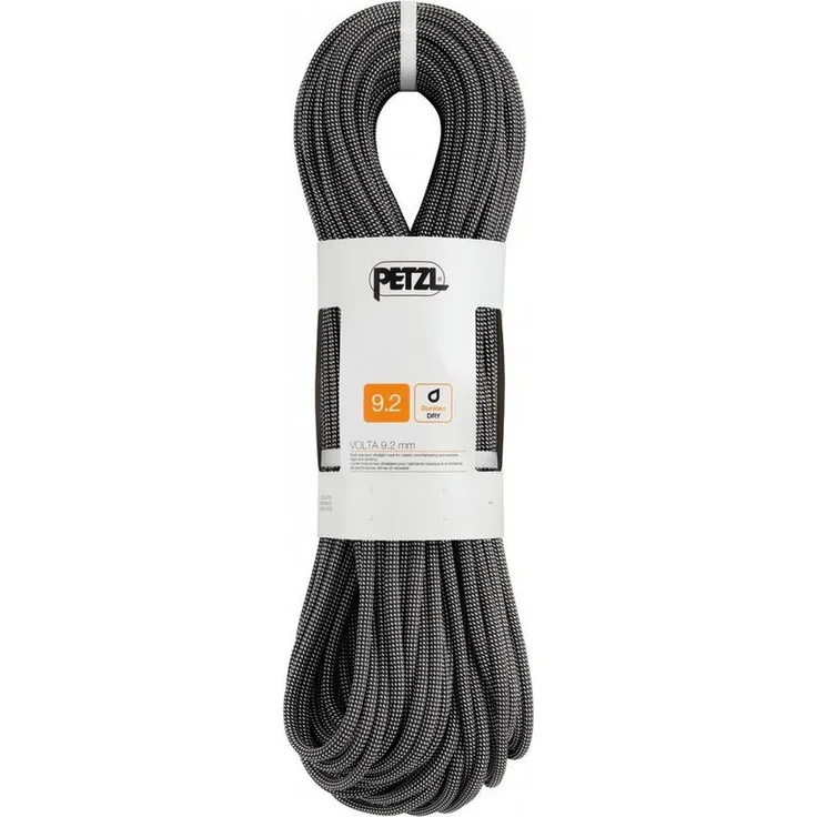 Petzl Volta 9.2mm 50m Kletterseil Seil, Ultraleichtes Seil mit Duratec Dry-Imprägnierung, Made in DE