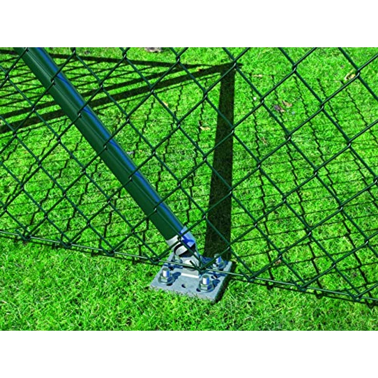 GAH-Alberts 658557 Strebenplatte | feuerverzinkt | Größe 100 x 100 mm | für Pfosten-Ø 34 mm – Bild 3