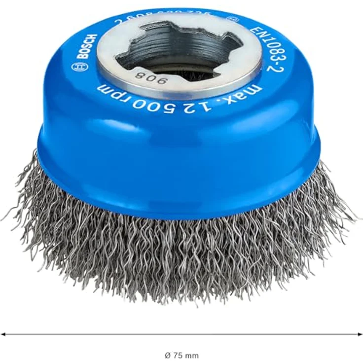 Bosch Professional gewellte Topfbürste Clean (für Metall, X-LOCK, Ø 75 mm, Drahtstärke 0,3 mm, für Ø125 mm) - Preisvergleich – Bild 5