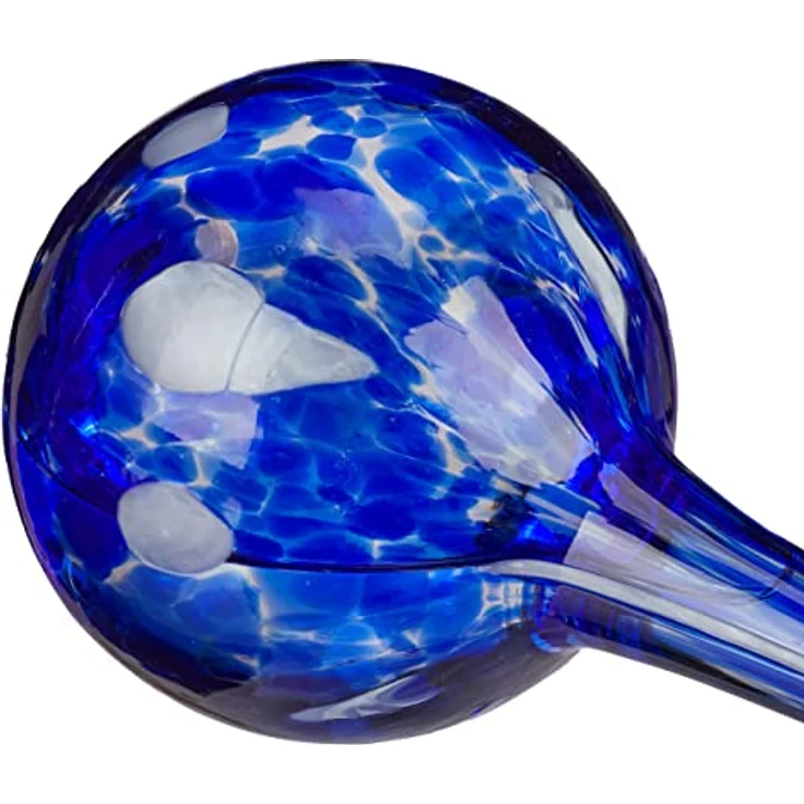relaxdays Tropfer Bewässerungskugel 2er Set Glas, blau, 350 ml Füllmenge, dekorative Bewässerungshilfe – Bild 6