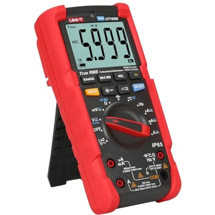 UNI-T Professional Multimeter UT195M, True-RMS Digital-Multimeter mit schützender IP65 und Fallsicherheit – Bild 6