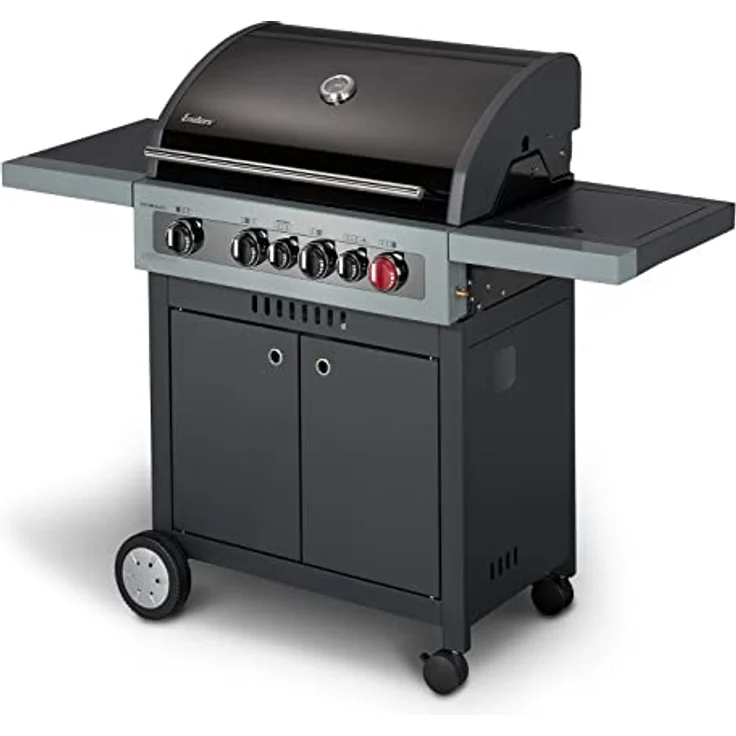 Enders Gasgrill BOSTON BLACK 4 IK TURBO, 4-Brenner Backburner-Infrarotbrenner, mit Kocher, TURBO ZONE & HEAT RANGE Brenner-Technologien von Enders, Grillwagen, Außenküche 88636 – Bild 2