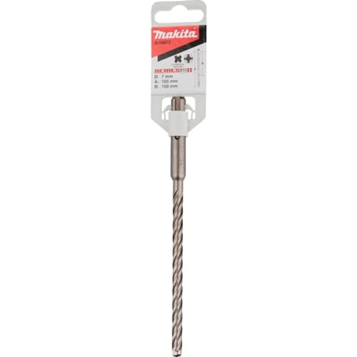 Makita HM Bohrer NEMESIS II, Ø 7,0 mm, 165 mm Länge, SDS-plus, Vierschneider für Beton – Bild 2