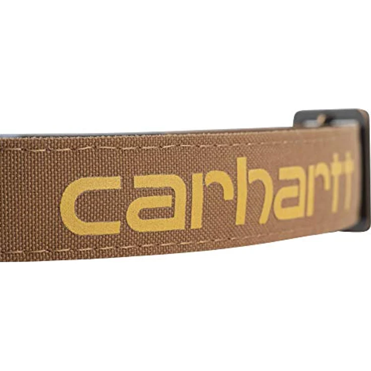 Carhartt Nylon Duck Hundehalsband Carhartt Braun/Dunkelbraun Größe M – Bild 4