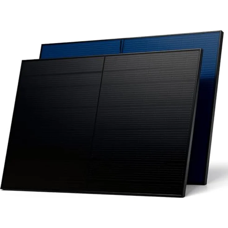 SUNNIVA® Solarmodul 2x 500 W FULL BLACK Bifazial Glas/Glas PV Modul - PMax 1000W (2x500W) N-Type, wetterfestes Solarpanel für Balkonkraftwerk oder PV Solar Anlage – Bild 1