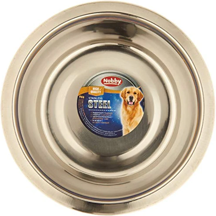 Nobby Edelstahlnapf, 16,5 cm 0,80 ltr., 1 Stück – Bild 2