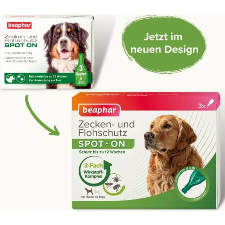 Beaphar Zecken- und Flohschutz SPOT-ON 3 x 2 ml für große Hunde ab 15 kg – Bild 5