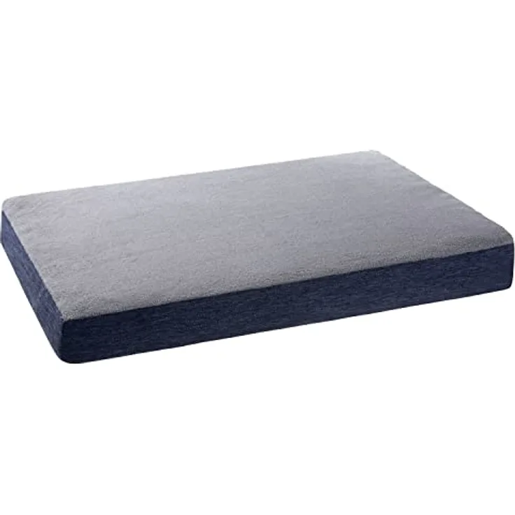 Petstuff Orthopädische Hundematratze, Bezug abnehmbar & waschbar, rutschfest, flauschig, Farb- u. Größenwahl, blau, XS
