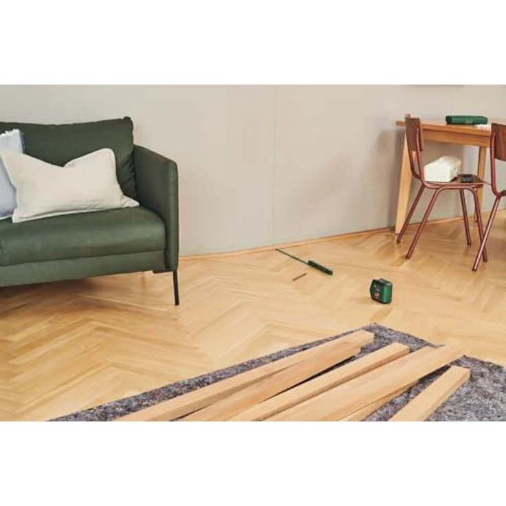Bosch Kreuzlinienlaser AdvancedLevel 2G, Präzise Selbstnivellierung, Reichweite 15 m, mit Zubehör und Stativ, grün – Bild 7