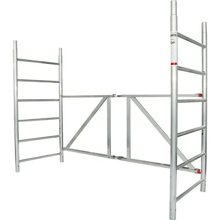 Krause ProTec XS Rahmeneinheit, Falt-Rahmeneinheit für ProTec XS Gerüst, Arbeitshöhe 2,9 m, TÜV/GS geprüft, bis 200 kg/m² belastbar