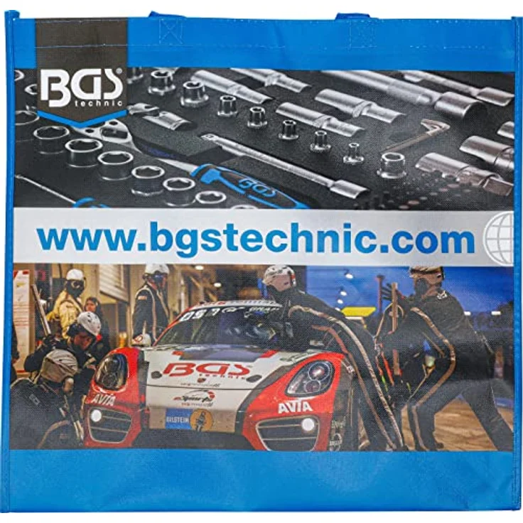 BGS TECHNIC Tragetasche XL, Werkzeugtasche aus starkem Material mit hohen Tragkraft, 46x44x25cm – Bild 3